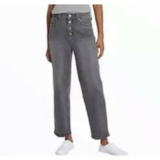 Universal Thread High-Rise Vintage Straight Cropped Jeans Vintage Black 10/30R