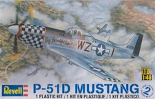 Revell Scale Aircraft Model Kit: 1/48 North American P-51D Mustang