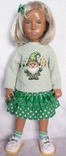 A 4 PIECE ST PATRICK DAY OUTFIT  FOR  SASHA  & GREGOR  DOLLS