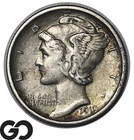 1919-S Mercury Dime, Better Date San Francisco Issue