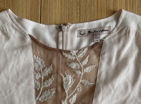 For Love & Lemons Emelia Romper Playsuit XS Blush Frilly Romantic Soft Girl