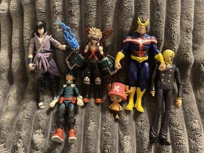 Lot Of 6 Misc Anime Figures 2-6 Inches