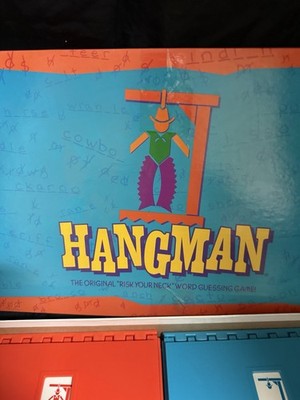 Milton Bradley Hangman The Original Word Guessing Game 1988 Vintage Complete 