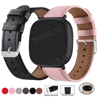 Armband Ersatz Für Fitbit Versa 3 4 | Sense 2 Leder Uhrenarmband Smartwatch Band