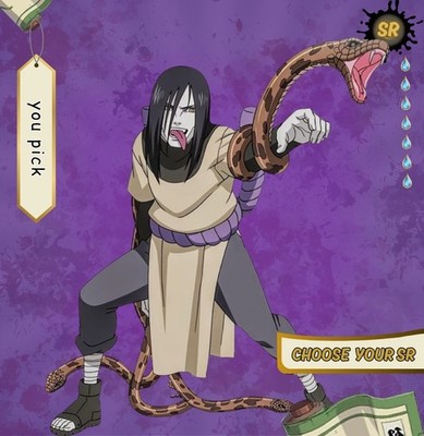 Kayou Smriti Naruto Chapter Jin Series 2 SR (001-020) : Choose Your Card