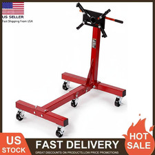 1650 Lbs Capacity Heavy Duty Rotating Engine Stand W Adjustable Arms Casters 1650 Lbs Capacity Heavy Duty Rotating Engine Stand W Adjustable Arms Casters
