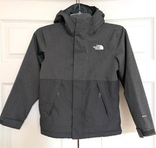 The North Face Boys Vortex Triclimate Outer Jacket Small 7/8 Asphalt Grey Hoodie