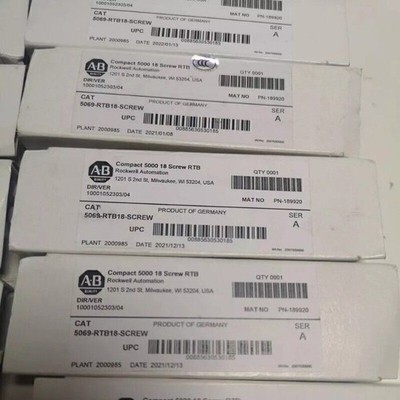 NEW Unopened AB 5069-RTB18-SCREW Compact 5000 18-Screw Free Shipping