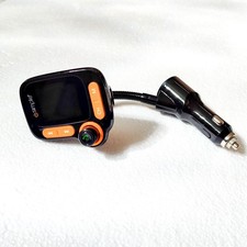 iSimple - Bluetooth 5.0 FM Transmitter with Expandable Arm for Music Streaming