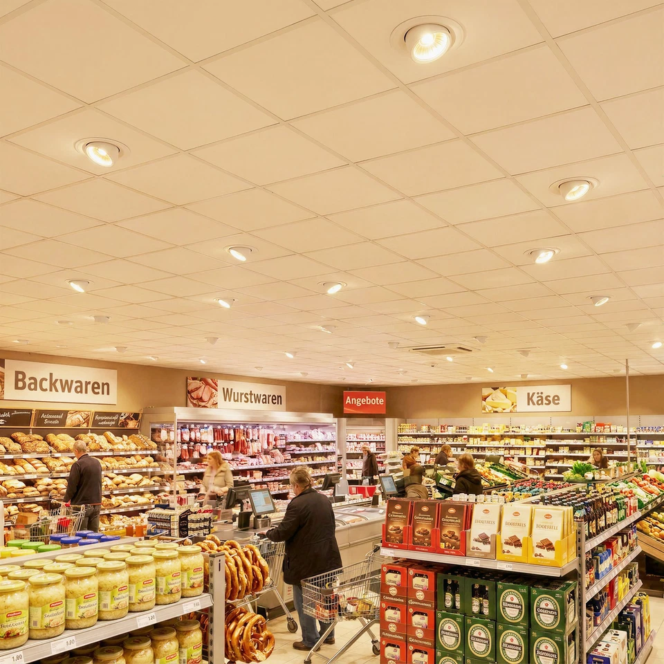 LED Einbaustrahler 38W (W) Neutralweiß ausziehbar schwenkbar Ausschnitt Ø175mm - Bild 4 von 4