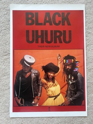 Black Uhuru Poster Print Art Vintage Island Records Free Post Uk Immaculate 