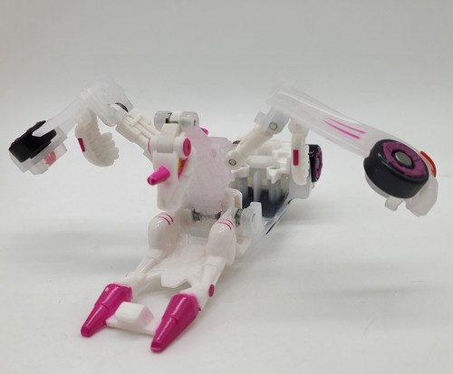Mattel Mecard Mecanimals MIRINAE Vehicle White Transforming Toy Unicorn - Picture 2 of 4