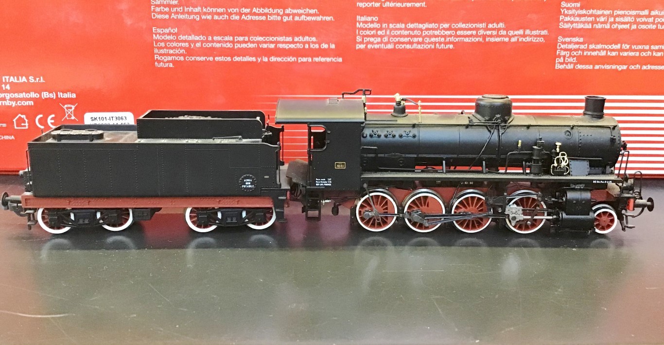 RIVAROSSI HORNBY HR2032 GR 740.451 FS SENZA SPAZZANEVE CON SCATOLA ORIGINALE RIVAROSSI HORNBY HR2032 GR 740.451 FS SENZA SPAZZANEVE CON SCATOLA ORIGINALE