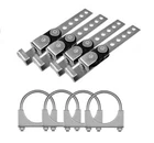 4 Exhaust Hanger Kit w/ 2.5" U-clamps