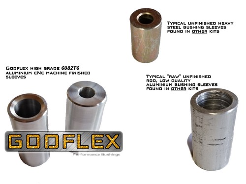 Front Suspension Arm Bushing Kit Bushes For Fiat Panda 2003 - 2012 in Poly - Picture 6 of 6