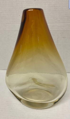 Vintage Sao Marcos Cristais Hand Blown Art Glass in Murano Style Crystal Vase - Picture 4 of 7