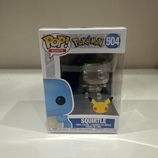 Funko Pop! Vinyl: Pokémon - Squirtle (Silver) (Metallic) #504