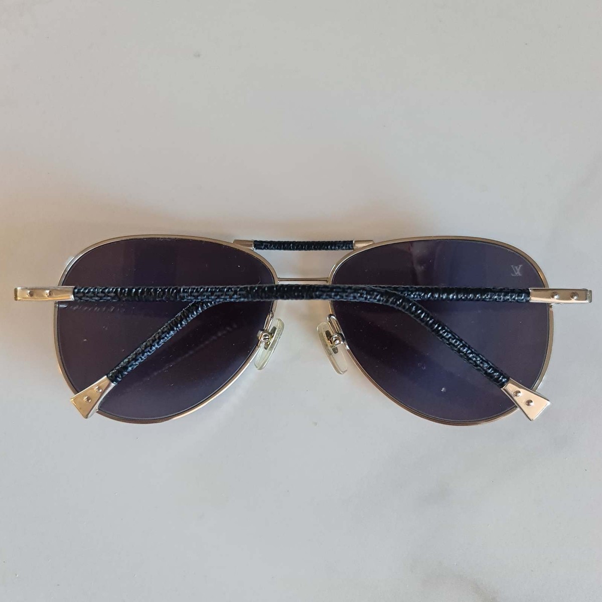 Louis Vuitton Blue Lense Conspiration Pilote Sunglasses | eBay