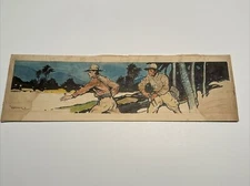 ANTIQUE ART DECO PAINTING ILLUSTRATION JOSEPH KRAEMER LISTED FAMOUS MEN & GUNS