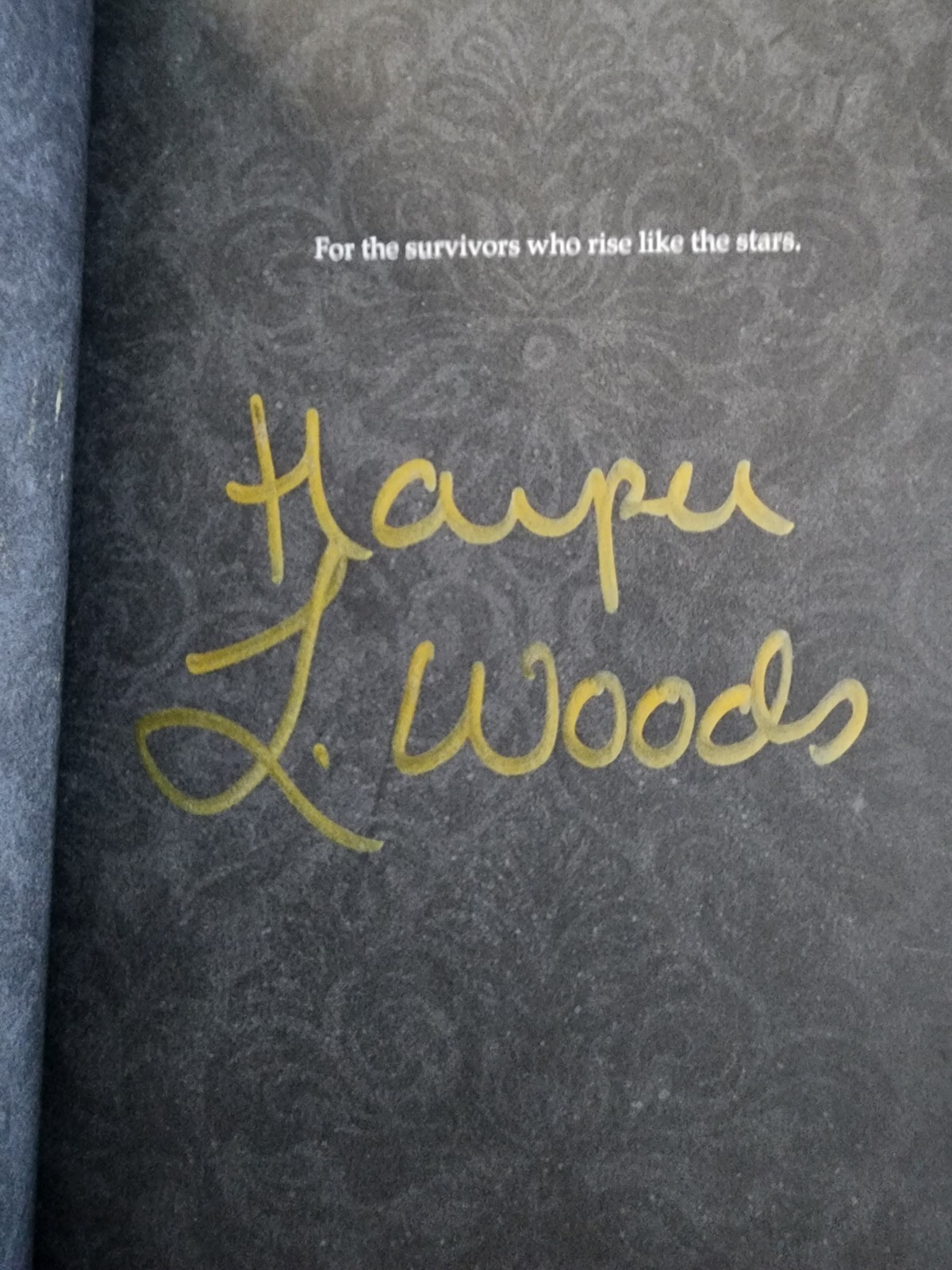 SIGNED Of Flesh and Bone series by Harper L Woods What lies beyond the ...