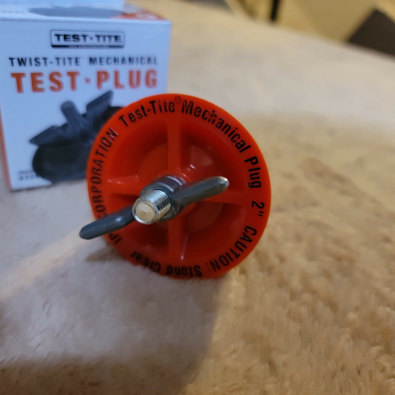 IPS TWIST - TEST - TITE 83592  PLUG 2" BLACK Mechanical