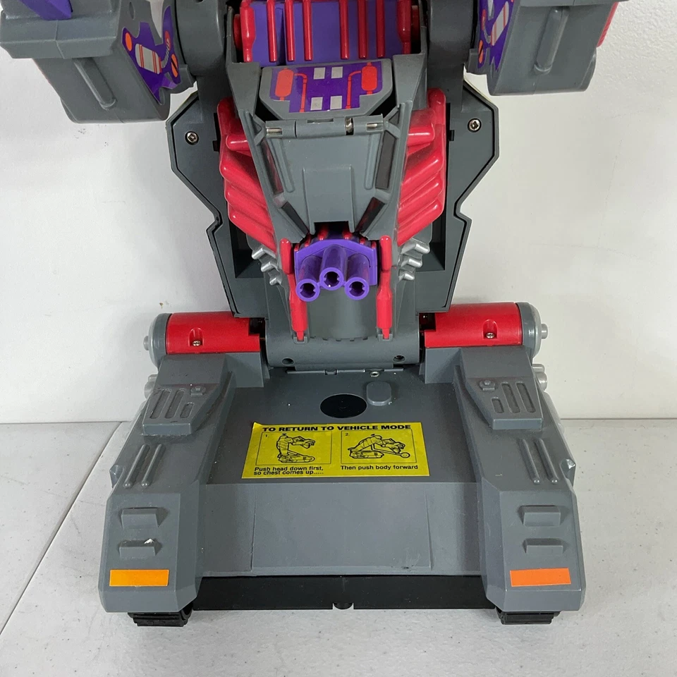 Bot de voz Toy Biz 1993 de colección 2 en 1 vehículo transformador robot activado por voz Foto 3 de 4