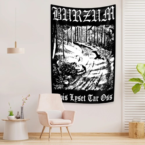 Musical band Norwegian black metal Tapestry Wall Art Hanging Banner Decor 36x60' - Bild 4 von 11