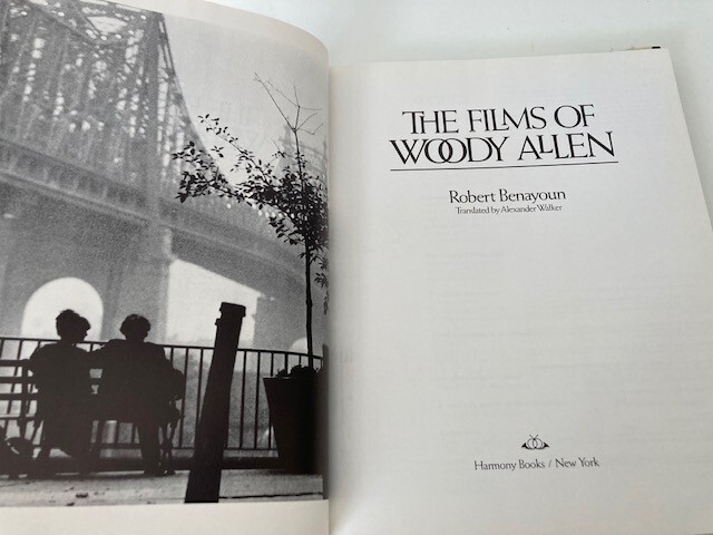Films of Woody Allen by Robert Benayoun (1986, Crown) 1st Printing VG