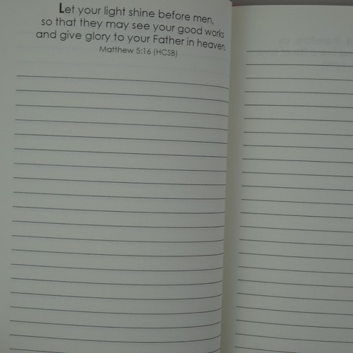 Inspirierendes Journal Bibelverse Hoffnung Notizbuch Größe 6,5" x 4,5" rosa Tagebuch - Bild 3 von 8