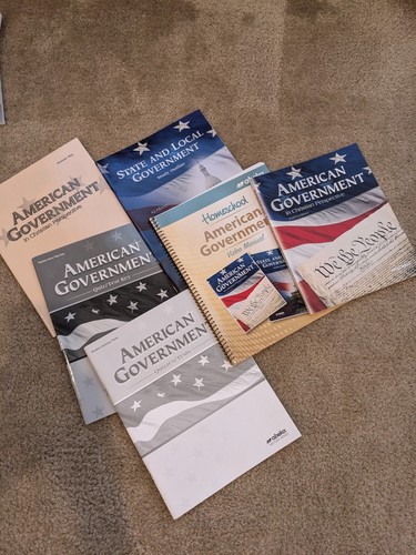 Abeka 12th Grade Books Physics Pre-Calculus Government Economics English HS - Imagen 2 de 5