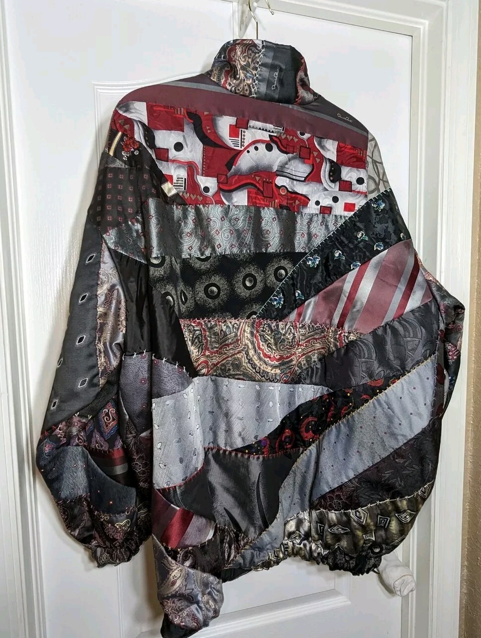 Vintage Reworked OSCAR De La RENTA Patchwork Coat… - image 15