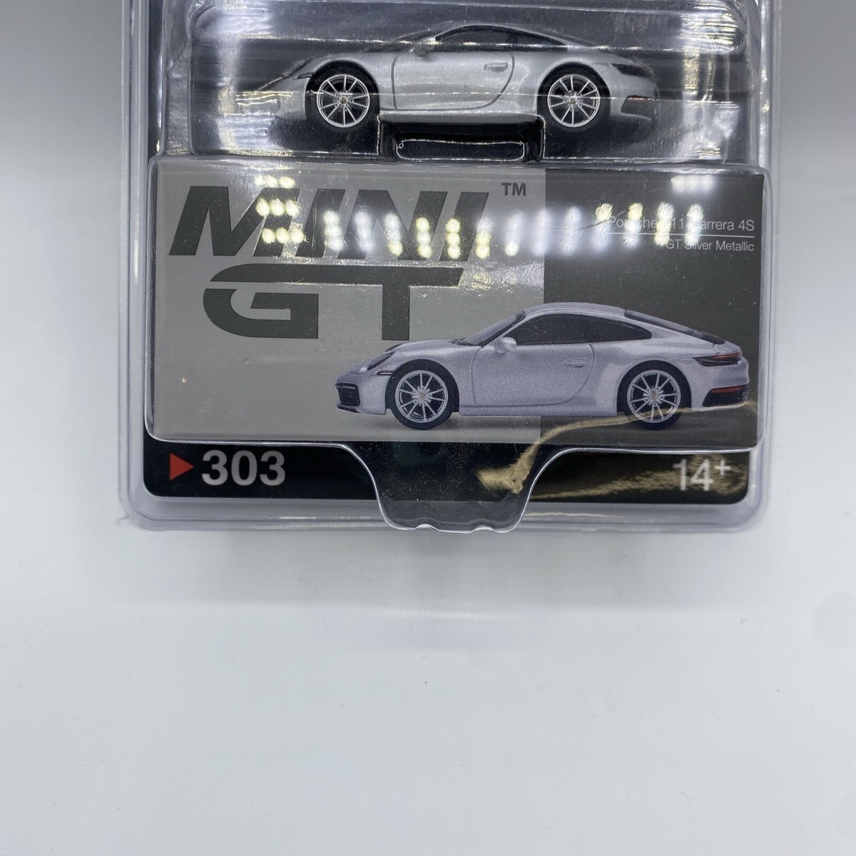 ミニカー MINI GT Porsche 911 Carrera 4S GT Silver MINI GT 1:64 Porsche 911 (992) Carrera 4S GT Silver Model