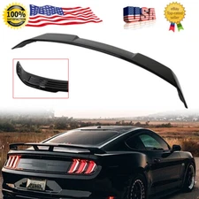 Fit For 2015-2022 Ford Mustang S550 GT Style Rear Trunk Spoiler Wing Black