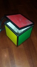 Lampada cubo rubik luce tavolo cini nils vintage design 80