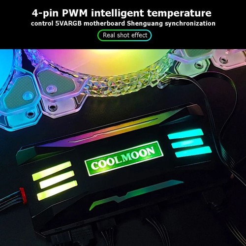 5V Temperature Controller 1To8 RGB Controller New Chassis Hub - Photo 5/14