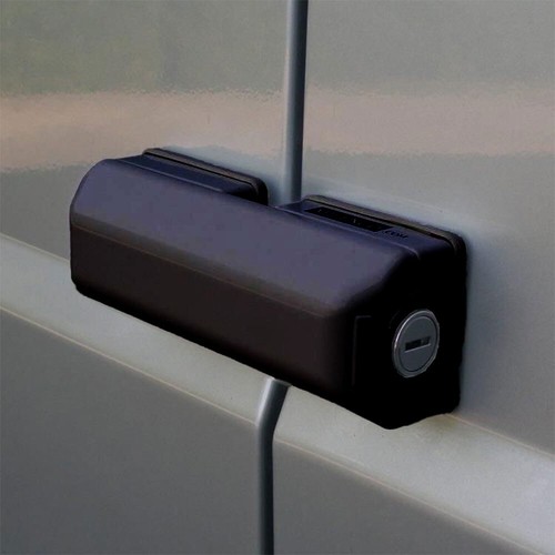 Milenco Van Rear, Side Sliding Door High Security Door Lock BLACK 0529. Mat? - Picture 9 of 23