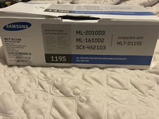Genuine Original Samsung Toner MLT-D119S 119S Black New Open Box