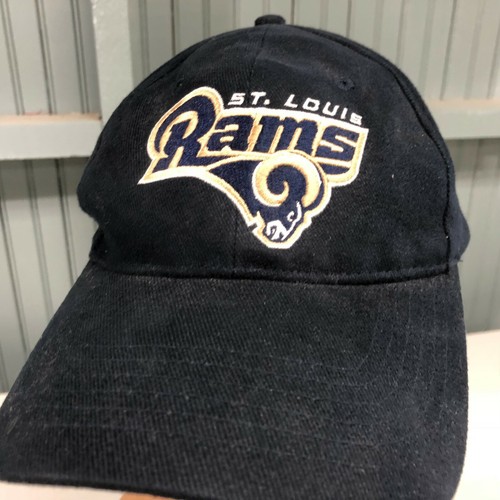 St. Louis Rams Los Angeles Edward Jones Dome Strapback Baseball Cap Hat - Picture 2 of 5