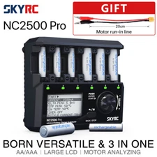 SKYRC NC2500 Pro NiMH NiCd Battery for AA AAA Rechargeable Batteries 3in1