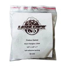 LavaLock 1/8 x 5/8 Self Adhesive Gasket Wood Pellet Stove Window Glass Door Tape