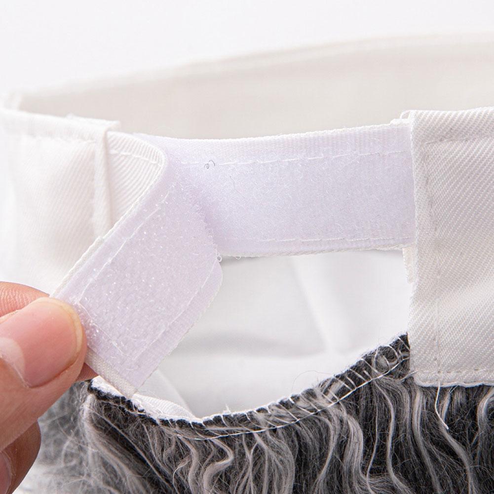 Hip Hop Beanie Hat With Spiked Fake Hair For Men Women Cap>` Retro Wig