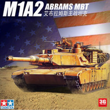 1/35 Assembled Tank US M1A2 Abrams Main Battle Tank Unassembled