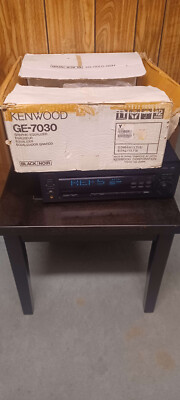 Égaliseur Graphique Stéréo Vintage Kenwood GE-7030 - Fabriqué Au Japon - Années 90 - Fonctionnel