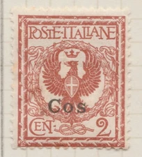Italy Possessions Aegean Islands Aegean COO COS KOS 1912 2c MH* A29P30F36655