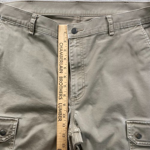 40 Grit By Duluth Trading Cargo Pants Mens 40x32 (39x30.5) Khaki Lot of Two READ - Picture 17 of 18