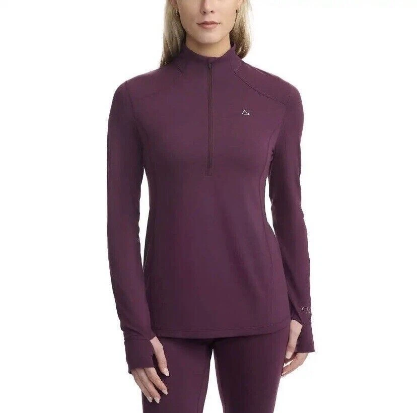 Paradox Ladies’ 1/4 Zip Merino Wool Blend Base Layer Top VARIATION