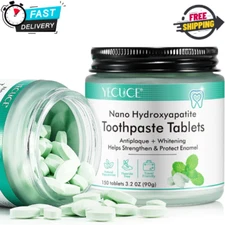 150pcs Nano Hydroxyapatite Toothpaste tablets , oral care toothpaste For Travel