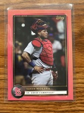 2022 Topps x Aaron Judge Curated Set YADIER MOLINA Red BASE PARALLEL #/10!!