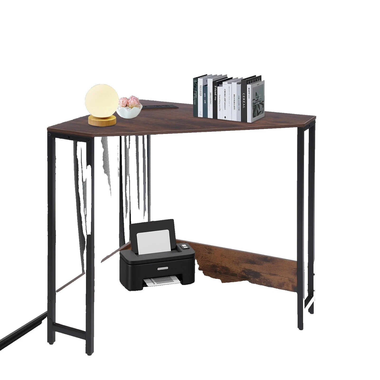 Brown Iron Home Office Desks