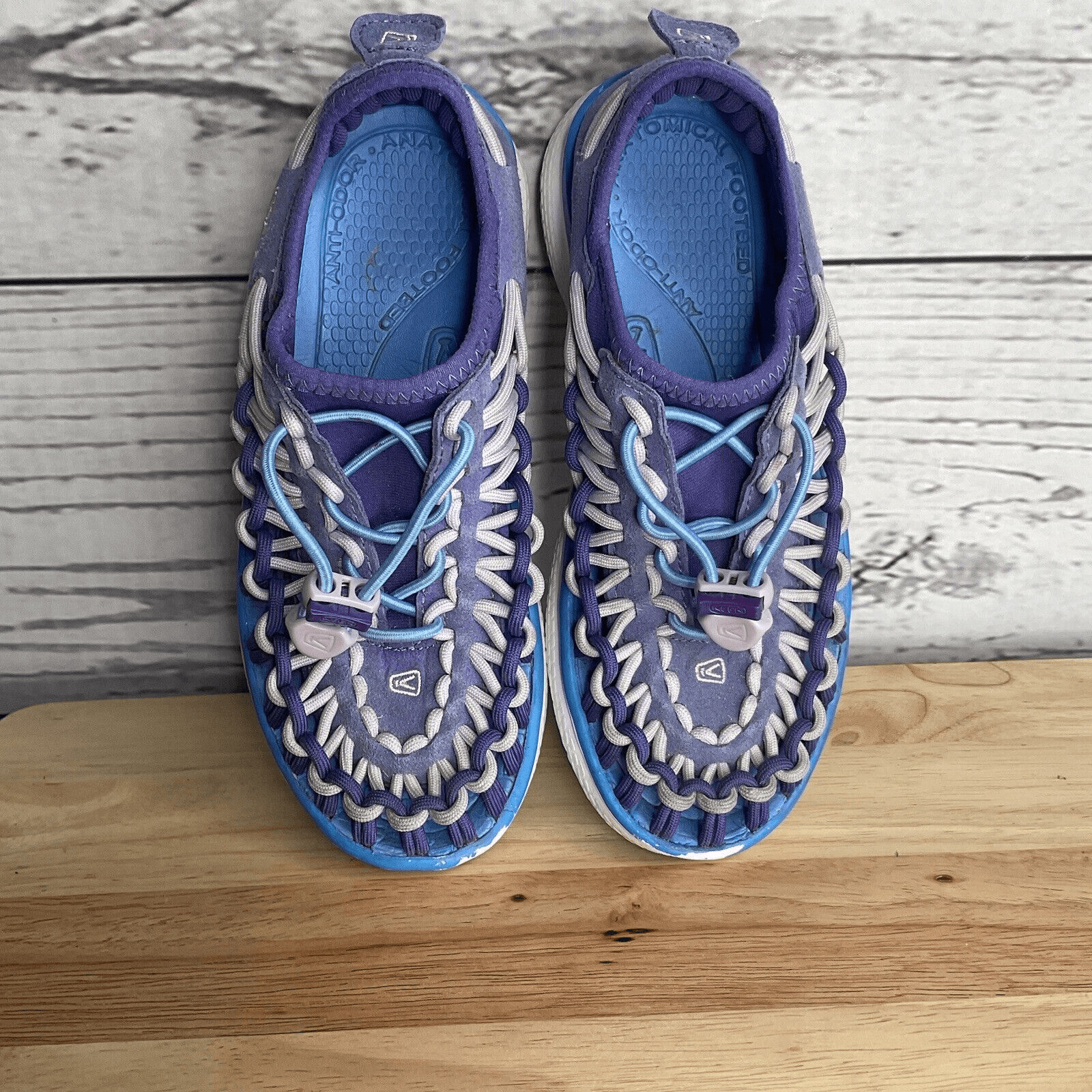 Keen Kids Size 1  Strap Liberty Azure Purple Sandals Youth Girls image 4